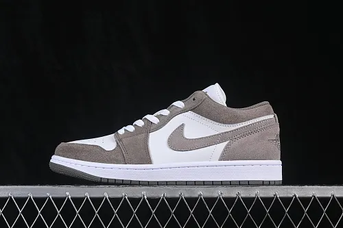 All categories Air Jordan Jordan series basketball shoes Air Jordan 1 Low G version pure original Air Jordan 1 Low AJ1 Joe 1 white gray low-top retro culture basketball shoes 553558-046